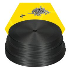 3 rollen boomband/gordelband à 100 meter inclusief doos boombandspijkers