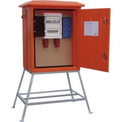 Bouwaansluitkast kunststof oranje 1800x790x690