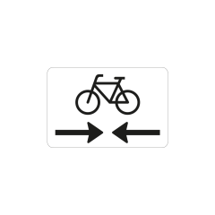 Verkeersbord a/r3/dor 45x30 cm model: OB503OB02