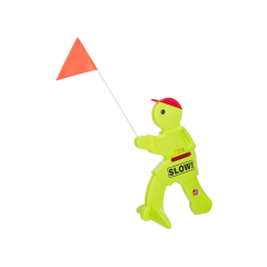 Victor Veilig pop met vlag