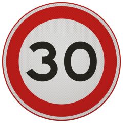 Verkeersbordsticker | A0130 | klasse 3