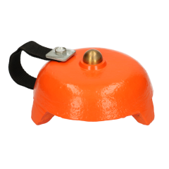 Straatpot met draagband oranje gietijzer