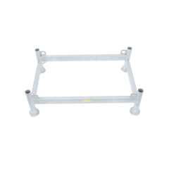 Opslagcontainer 110x65x100 cm verzinkt met losse rongen