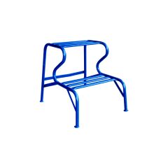 Stucadoorstrapje blauw