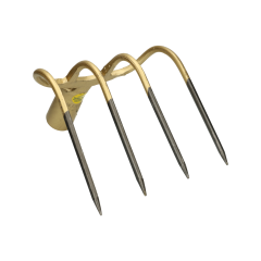 Sloothaak of mesthaak 4-tands zonder steel