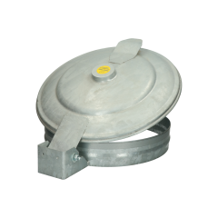 Wandhouder verzinkt t.b.v. afvalbak