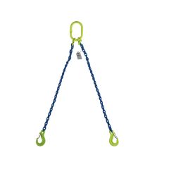 Gr.10 Tweesprong 8 mm 1.5m WLL 3.55T met klephaken