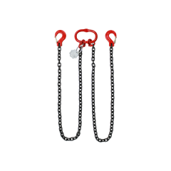 Gr.8 Tweesprong 8 mm 2.0m WLL 2.8T met klephaken