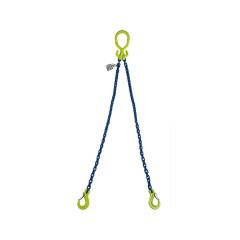 Gr.10 Tweesprong 8 mm 2.0m WLL 3.55T met klephaken