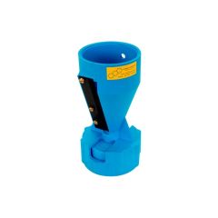 Schrapper pvc buis 20-63 mm blauw