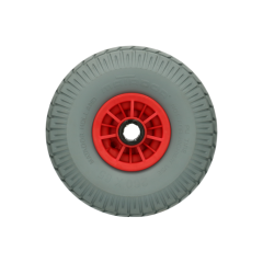 Steekwagenwiel lekvrij asgat 25 mm met snelborger Ø 25 mm