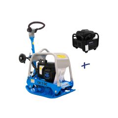 Trilplaat Weber CR 2 DC + wielstel, Honda accu en oplader