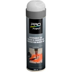 Wegenverfspuitbus 500 ml Pro-Paint wit