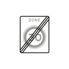 Verkeersbord a/r3/dor 53x67 cm model: A0230ze