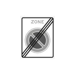 Verkeersbord a/r3/dor 53x67 cm model: E01ze