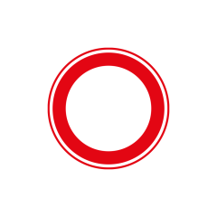 Verkeersbord a/lak/dor model: C01