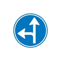 Verkeersbord a/r3/dor Ø 60 cm model: D06L