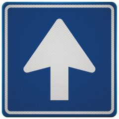 Verkeersbord | Model C03 | DOR | 60x60 cm