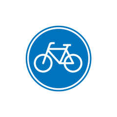 Verkeersbord a/r3/dor Ø 60 cm model: G11