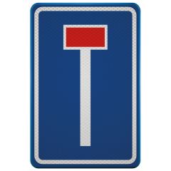 Verkeersbord | Model L08 | DOR | 40x60 cm