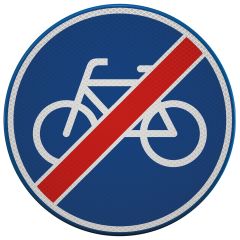 Verkeersbord | Model G12B | DOR | Ø60 cm