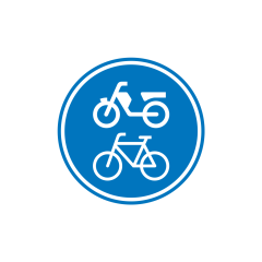 Verkeersbord a/r3/dor Ø 60 cm model: G12A