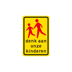 Verkeersbord a/r3/dor 40x60 cm model: L303