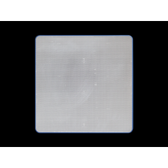 Blanco verkeersbord met folie | DOR | 80x80 cm | blauw & wit