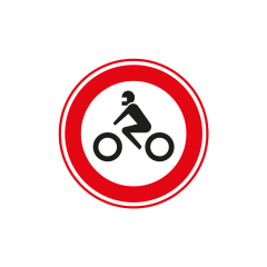 Verkeersbord a/r3/dor Ø 60 cm model: C11