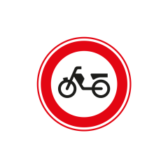 Verkeersbord a/r3/dor Ø 60 cm model: C13