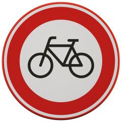 Verkeersbord | Model C14 | DOR | Ø60 cm
