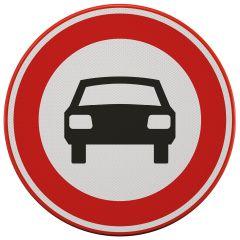 Verkeersbord | Model C06 | DOR | Ø60 cm