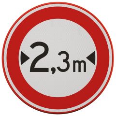 Verkeersbord | Model C18 | DOR | Ø60 cm