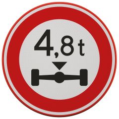 Verkeersbord | Model C20 | DOR | Ø60 cm
