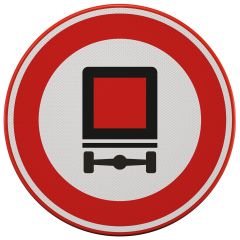 Verkeersbord | Model C22 | DOR | Ø60 cm