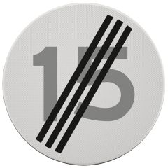 Verkeersbord | Model A0215 | DOR | Ø 60 cm 