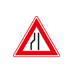 Verkeersbord a/r3/dor ▲-70 cm model: J19