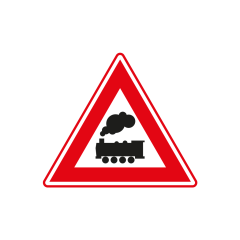 Verkeersbord a/r3/dor ▲-70 cm model: J11