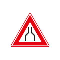 Verkeersbord a/r3/dor ▲-70 cm model: J17