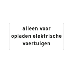 Verkeersbord a/r3/dor 60x30 cm model: OB20