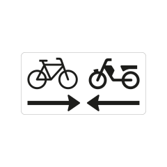 Verkeersbord a/r3/dor 60x30 cm model: OB503OB04