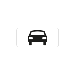 Verkeersbord a/r3/dor 50x20 cm model: OB08