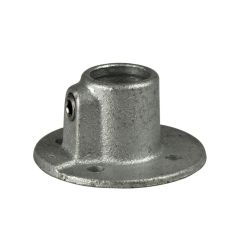 Steigerbuiskoppeling voet-/wandplaat Ø 48 mm