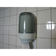 Poetspapier Mini rol wit 21 cm 130 m per stuk