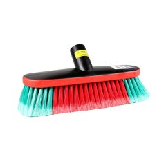 Autowasborstel soft 27 cm zonder steel rood/groen