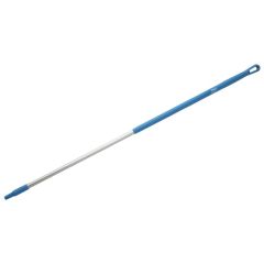 Steel 150 cm voor bezem hygiene HACCP blauw