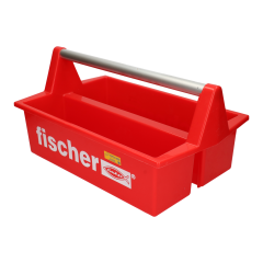 Gereedschapskist Fisher kunststof rood
