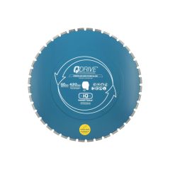Diamantblad Keramisch Blauw Asgat Q-Drive Ø 420 mm