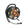 Kabelhaspel EZ-W 50 m 3x1,5 neopreen met spatwaterdichte stopcontacten