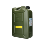 Jerrycan kunststof army 20 L incl. dop en schenktuit
